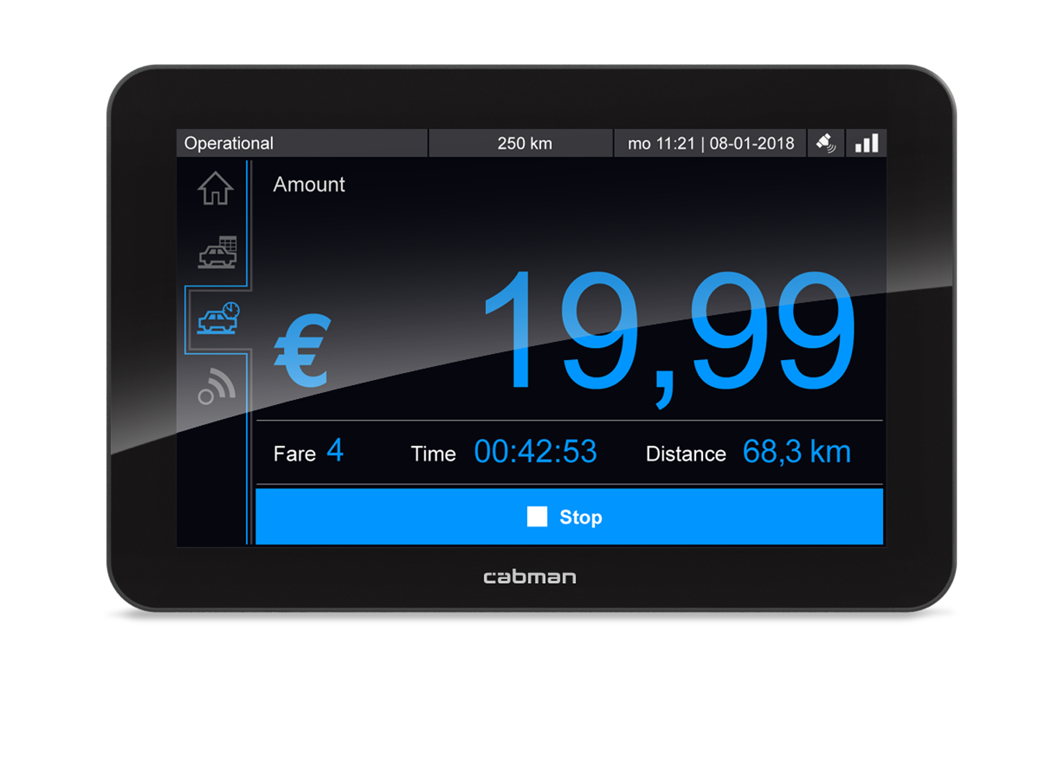Entdecken Sie Das Cabman BCT Fiskaltaxameter Cabman
